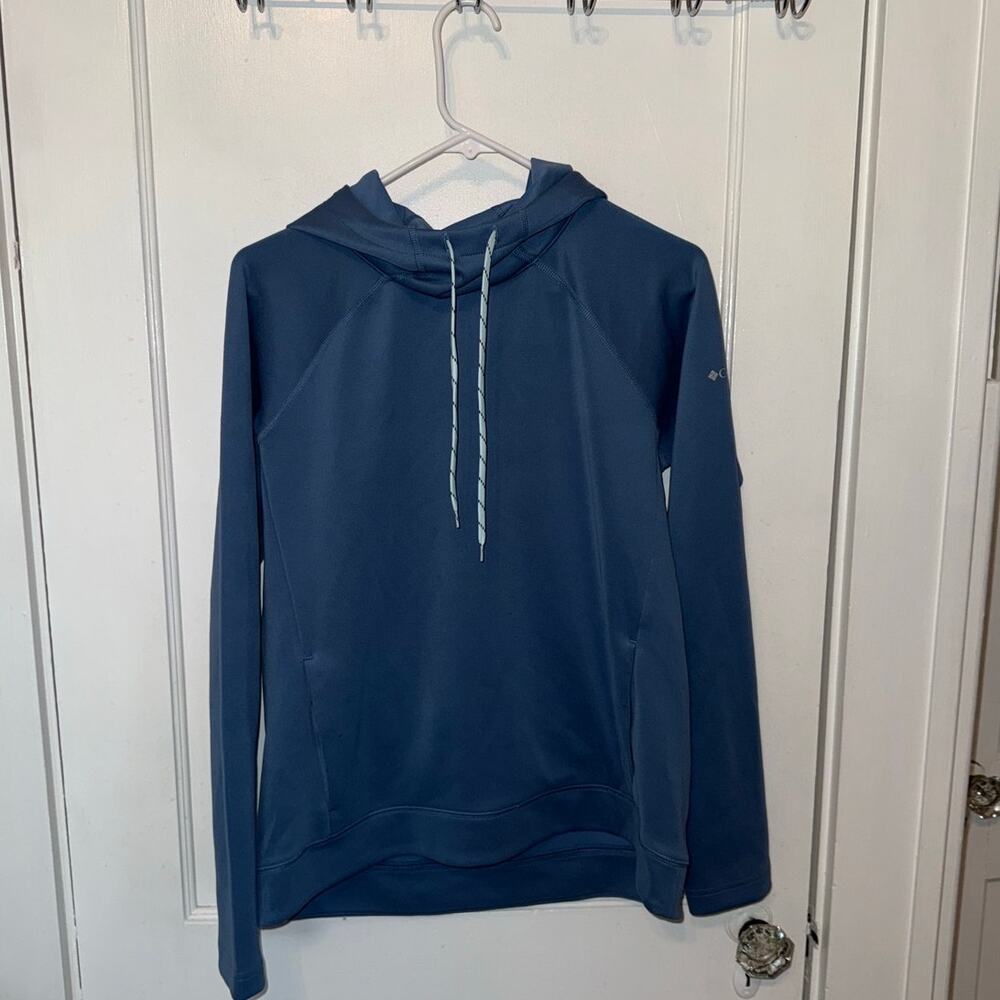Columbia Women's Pullover Drawstring Cowl Neck Hoodie Blue size S